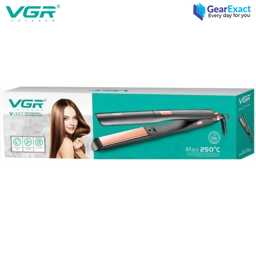 VGR-V-507-Straight-Care-Essential-Hair-Straightener-for-Women-5 VGR-507 مكواه شعر - الصورة 1