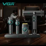 VGR Stepless Pro 4-in-1 طقم أسود