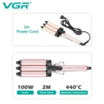 ⁦مكواة فرد الشعر الاحترافية VGR V-593⁩ - الصورة ⁦5⁩