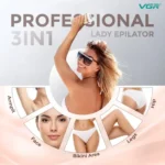 ⁦ماكينة حلاقة 3 في 1  للنساء VGR 762⁩ - الصورة ⁦12⁩