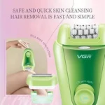 ⁦ماكينة إزالة الشعر VGR V-758 – شفرة فولاذ ومحمولة خفيفة الوزن⁩ - الصورة ⁦2⁩