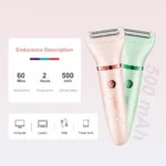 ⁦جهاز إزالة الشعر VGR V-735 – 3  مقاوم للماء وشحن سريع⁩ - الصورة ⁦3⁩