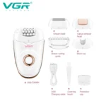 آلة إزالة الشعر VGR V-739 – 3  مقاومة للماء وضوء مدمج