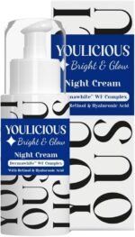 كريم الليل النسائي YOULICIOUS بريـت & جلو (Bright & Glow) – 50 مل