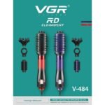 ⁦VGR V‑484 4‑in‑1 Hot Air Brush⁩ - الصورة ⁦2⁩